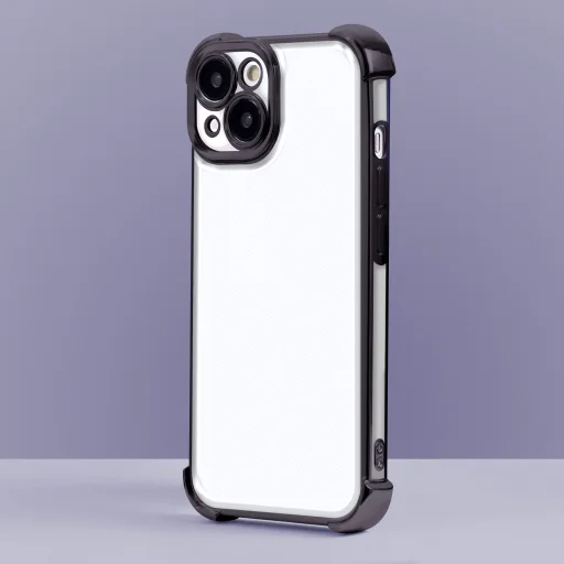 Samsung Galaxy A15 tok Anti Shock Chrome fekete tok - 3