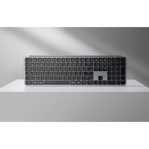 Vezeték nélküli billentyűzet Ultra Slim Keychron B6 Pro 2.4G (fehér) - 3