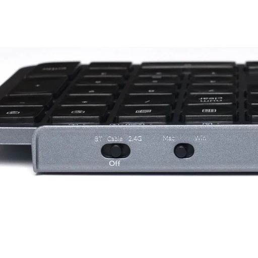 Vezeték nélküli billentyűzet Ultra Slim Keychron B6 Pro 2.4G (fehér) - 5