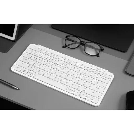 Vezeték nélküli billentyűzet Ultra Slim Keychron B1 Pro 2.4G (fehér) - 4
