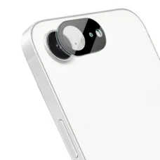  Techsuit - Teljes Kameravédő Üveg - iPhone 16e - Fekete üvegfólia