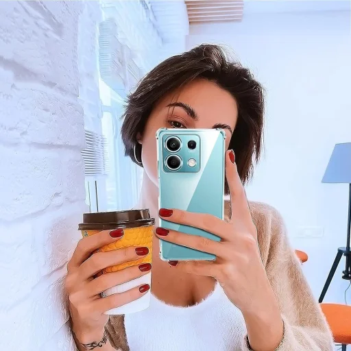  Techsuit - Ütésálló Átlátszó Szilikon - Xiaomi Redmi Note 14S - Átlátszó - 6