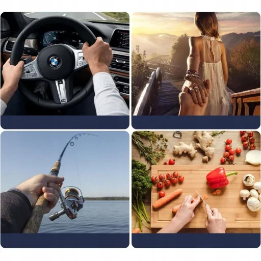 Tech-Protect AC200 Mágneses Magsafe & Gopro & Dji Nyak Tartó Krétaszürke - 9