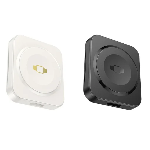 HOCO vezeték nélküli töltő, kompatibilis az APPLE iWatch 2,5W CQ16C tejfehér - 2