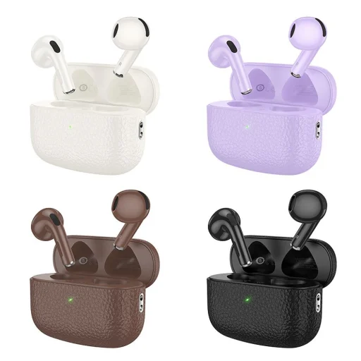 HOCO vezeték nélküli fülhallgató bluetooth TWS EQ15 lila - 4