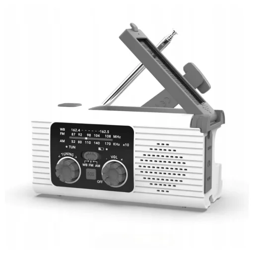 PRISTAR FM rádió zseblámpával 4000 mAh YX318 piros - 7