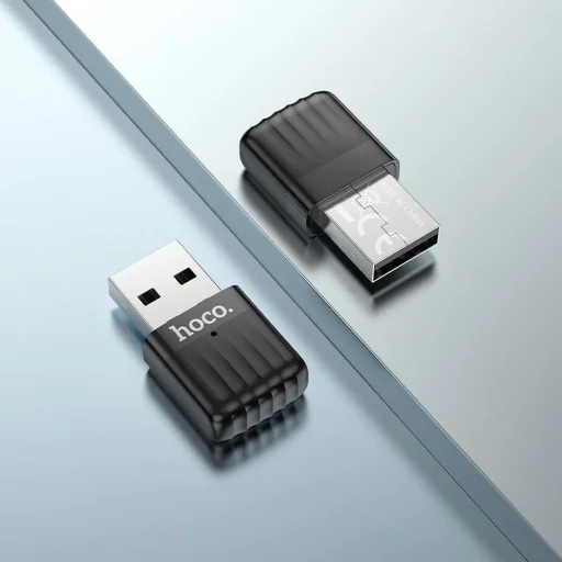 HOCO vezeték nélküli hálózati kártya USB2.0 WiFi5 HI33 fekete - 7