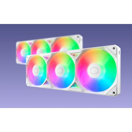 Hűtőventilátor Cooler Master SickleFlow Edge 360 ARGB (fehér) - 8