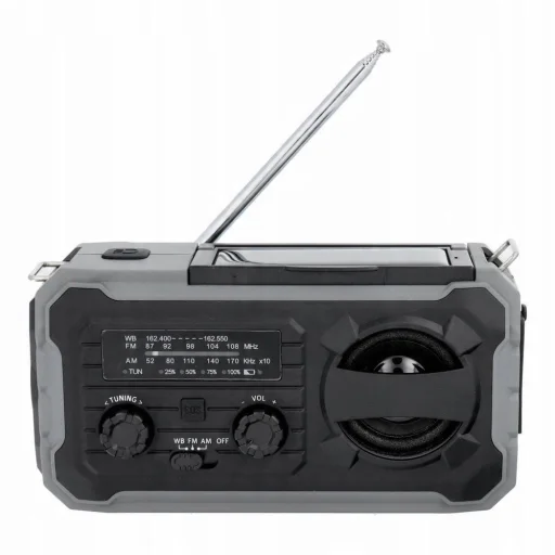 PRISTAR rádió FM zseblámpával 4000 mAh YX328 zöld - 5