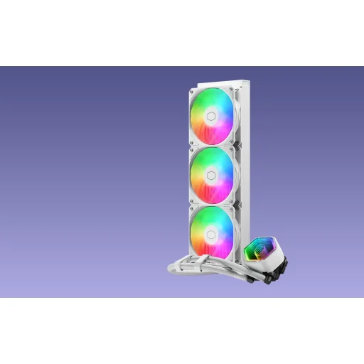 Water Cooling Cooler Master MasterLiquid 360 Core II ARGB (fehér) - 7