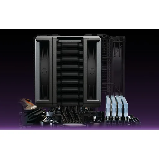 Hűtőventilátor CPU Cooler Master Hyper 612 APEX (fekete) - 10