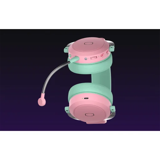 Cooler Master CH351-MC gaming fejhallgató (zöld-rózsaszín) - 11