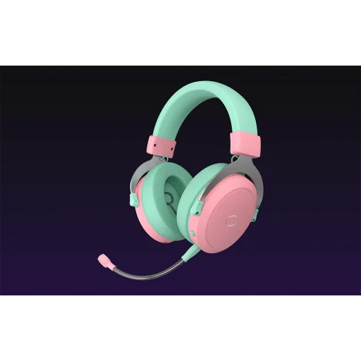 Cooler Master CH351-MC gaming fejhallgató (zöld-rózsaszín) - 8