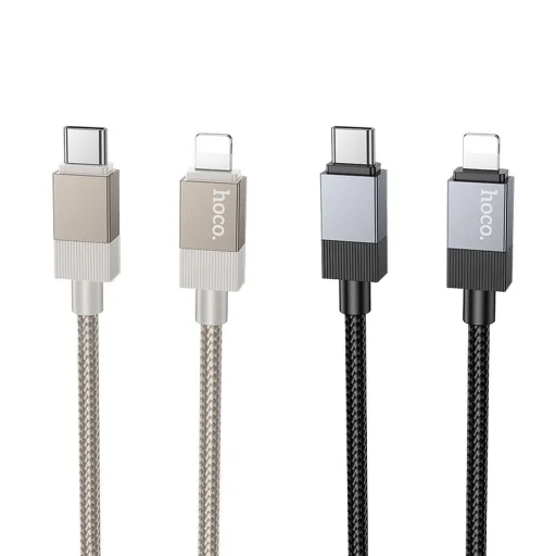 HOCO kábel Type C - Lightning PD 27W X110 1 m fekete - 4