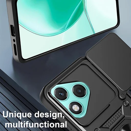  Honor 400 Lite Fekete Techsuit CamShield sorozat tok - 4