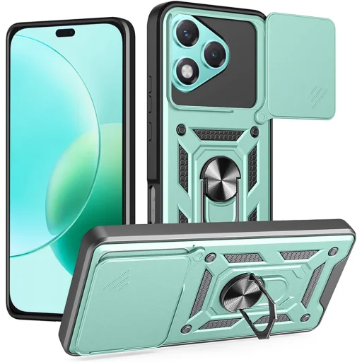  Honor 400 Lite Zöld Techsuit CamShield sorozat tok - 1