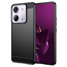  Techsuit - Szén-szilikon - Xiaomi Poco M7 Pro 5G - Fekete tok