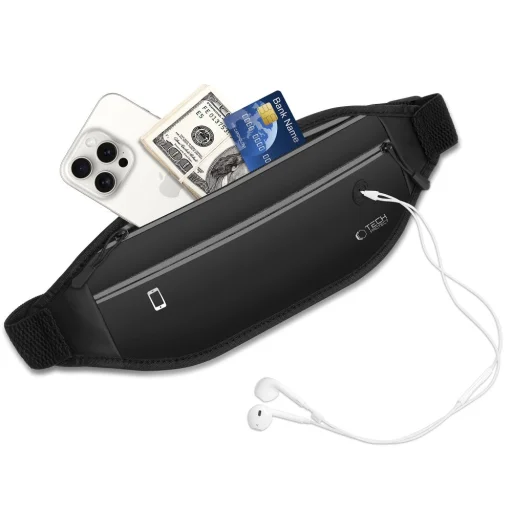 Tech-protect M7 Univerzális Sport Deréktáska Fekete - 3