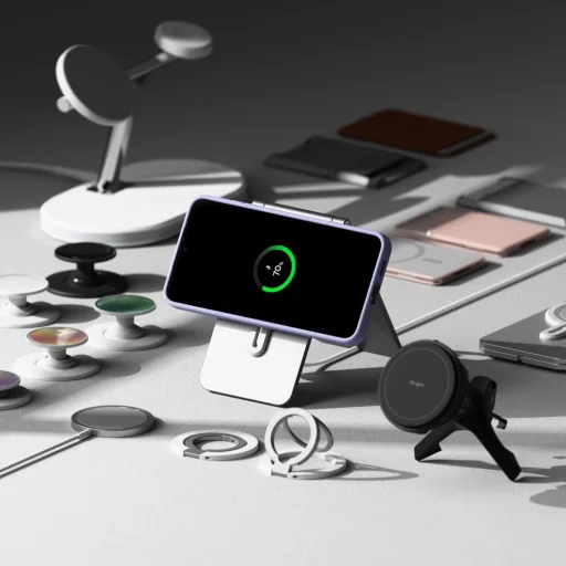 Ringke Silicone Magnetic Magsafe Galaxy S25+ Plus Lavender tok - 7