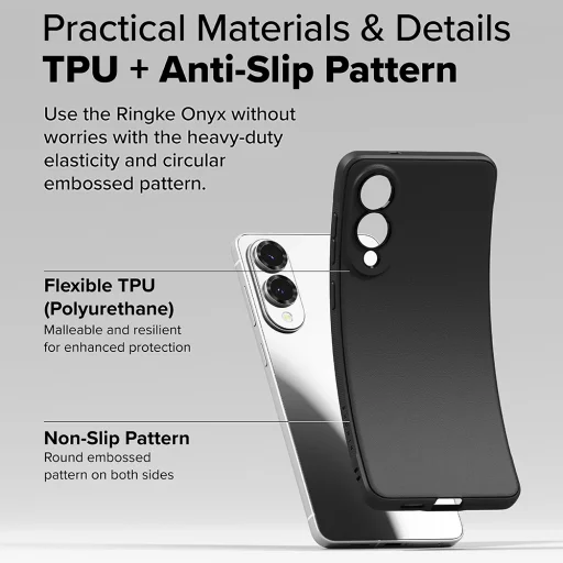  Ringke - Onyx - Samsung Galaxy S25 Edge - Fekete tok - 3