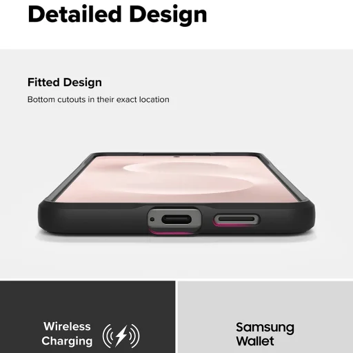  Ringke - Onyx - Samsung Galaxy S25 Edge - Fekete tok - 6