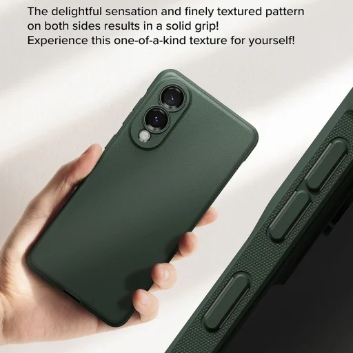  Ringke - Onyx - Samsung Galaxy S25 Edge - Sötétzöld tok - 7