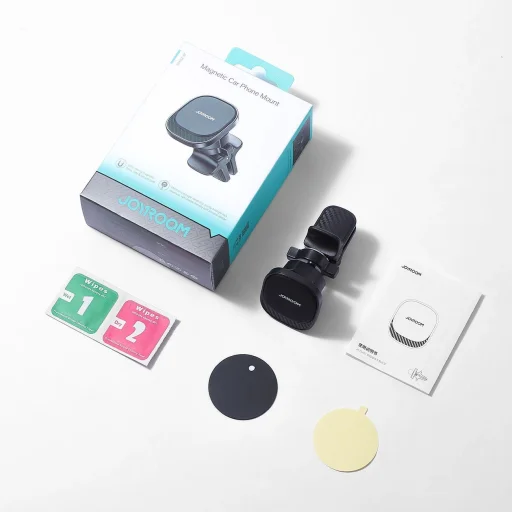 Joyroom JR-ZS400 mágneses autós telefontartó szellőzőrácsra - fekete - 7