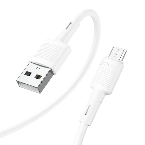 HOCO kábel USB-ről Micro USB-re 2,4A X83 1 m fehér - 2