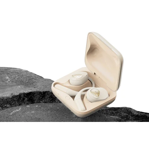 Fülhallgató TWS Soundpeats GoFree2+ (bézs) - 4