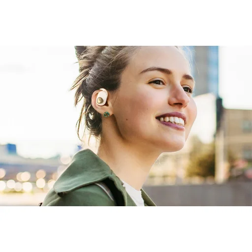 Fülhallgató TWS Soundpeats GoFree2+ (bézs) - 5