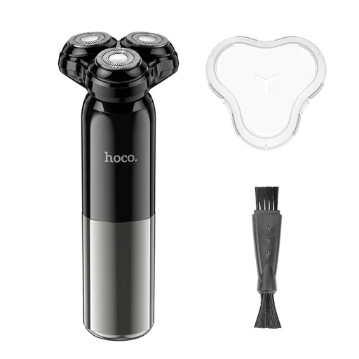 HOCO hárompengés elektromos borotva HP35 fekete - 2