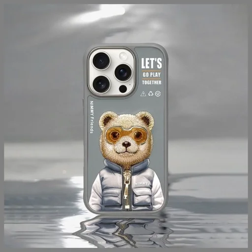 NIMMY tok COOL&CUTE 2.0 Bear iPhone 16 Pro-hoz szürke - 8