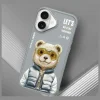 NIMMY tok COOL&CUTE 2.0 Bear iPhone 16 szürke tok thumbnail