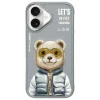 NIMMY tok COOL&CUTE 2.0 Bear iPhone 16 szürke tok thumbnail