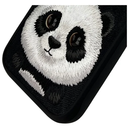 NIMMY tok BIG EYED PET 2.0 Panda iPhone 16 Pro-hoz fekete - 4
