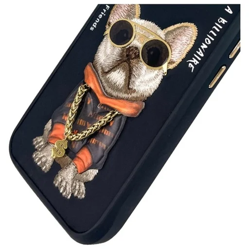 NIMMY GLASSES COOL DOG tok IPHONE 16-ra fekete - 6