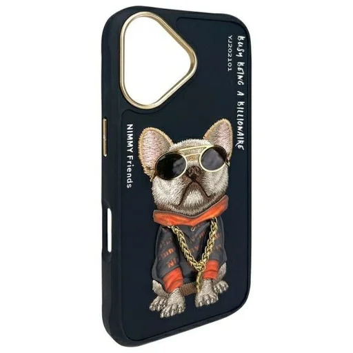NIMMY GLASSES COOL DOG tok IPHONE 16-ra fekete - 9