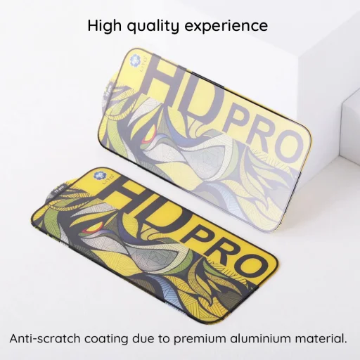  Lito - HD Pro Matte - iPhone 16 Pro Max - Fekete üvegfólia - 3