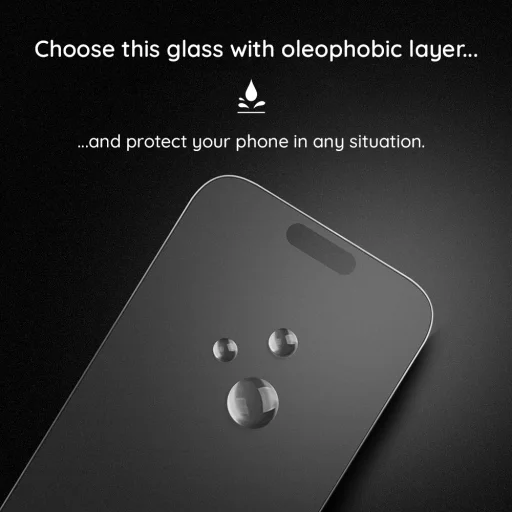  Lito - HD Pro Matte - iPhone 16 Pro Max - Fekete üvegfólia - 5