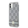  iPhone 11 / Xr bézs DKNY IML Checkered Mono Pattern & Printed Stripes MagSafe tok thumbnail