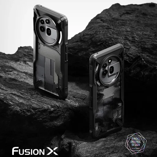  Ringke - Fusion X - Nothing Phone (3a) Pro - Fekete tok - 6