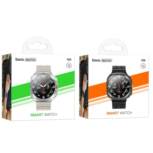 HOCO okosóra hívás funkcióval Y29 ezüst - 6