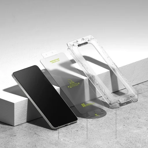 Edzett üveg Ringke Easy Slide 2-csomag Galaxy S25 Edge Átlátszó üvegfólia - 4