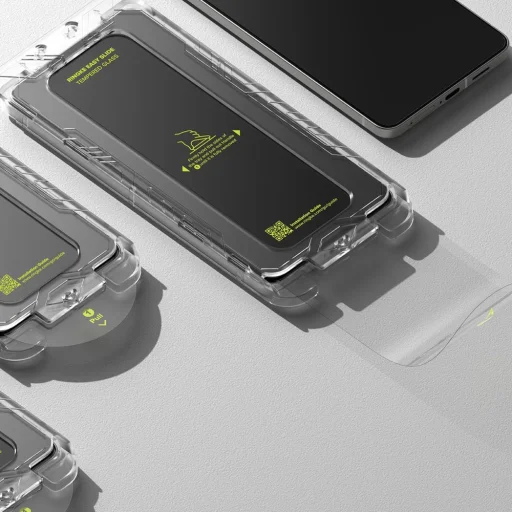 Edzett üveg Ringke Easy Slide 2-csomag Galaxy S25 Edge Átlátszó üvegfólia - 5