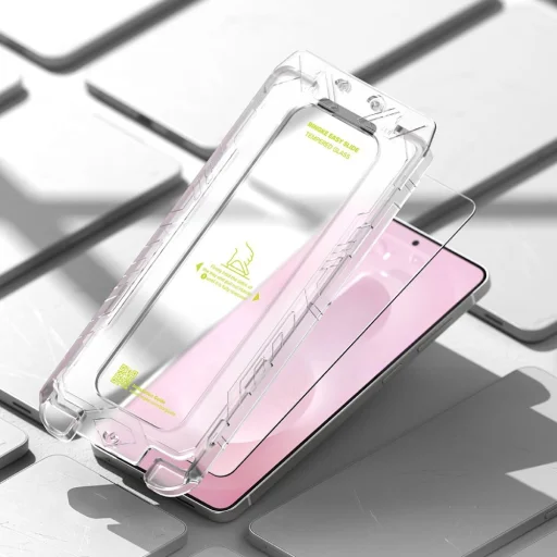 Edzett üveg Ringke Easy Slide 2-csomag Galaxy S25 Edge Átlátszó üvegfólia - 6