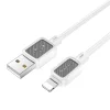 HOCO kábel USB A - Lightning 2,4A X108 1 m fehér thumbnail