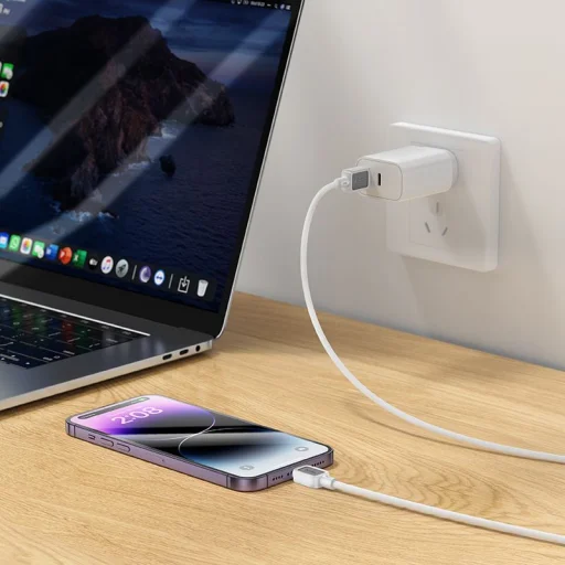 HOCO kábel USB A - Lightning 2,4A X108 1 m fehér - 4