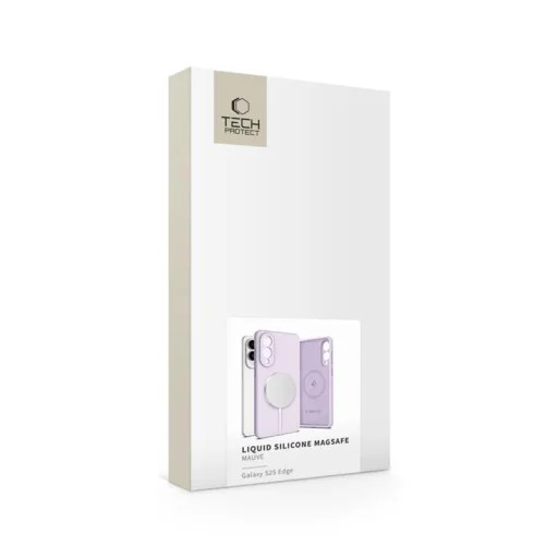 Tech-protect Liquid Silicone Magsafe Galaxy S25 Edge Mauve tok - 4