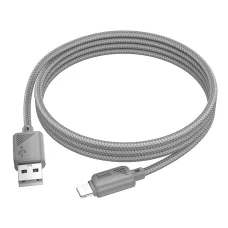 HOCO kábel USB A - Lightning 2,4A X113 1 m szürke