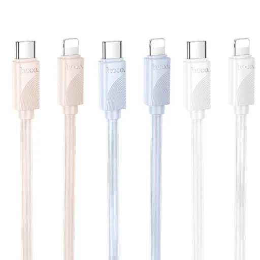 HOCO kábel Type C - Lightning PD 27W X114 1 m fehér kábel - 3
